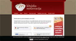 Desktop Screenshot of kitajska-restavracija.com